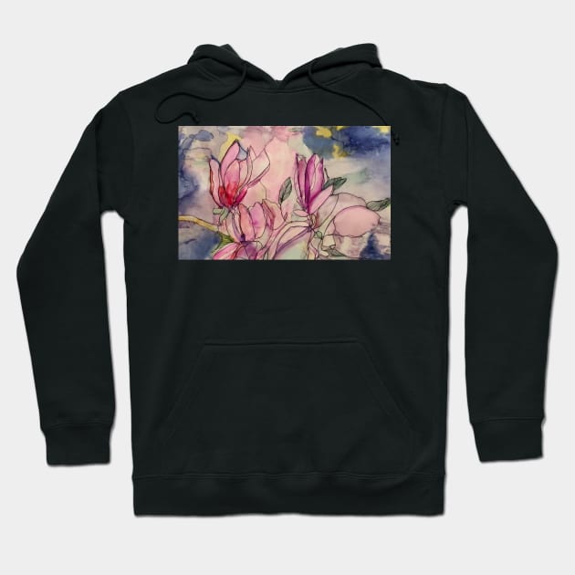 ABSTRACT MAGNOLIAS. Hoodie by atep